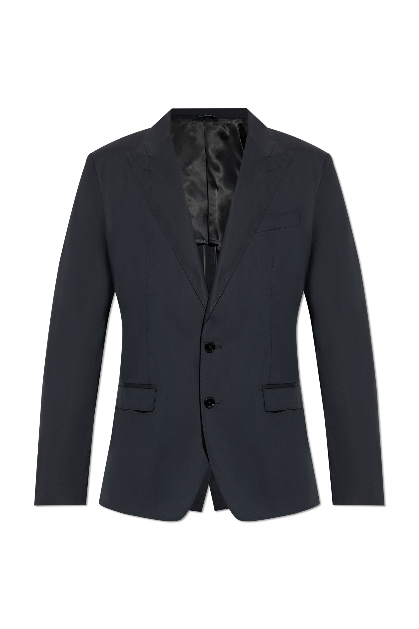 【送料&関税込】Dolce & Gabbana Grey Cotton Blazer Dolce & Gabbana Cotton blazer with single vent | Men's